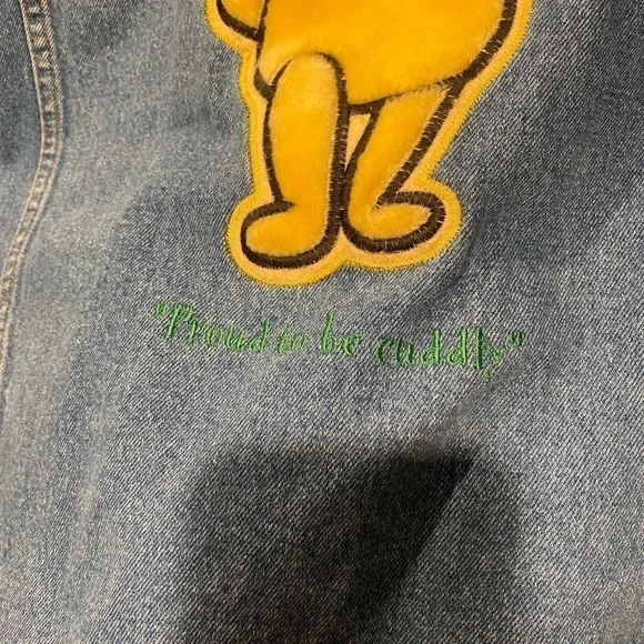 Vintage Winnie The Pooh Denim jacket size large - Picture 7 of 11